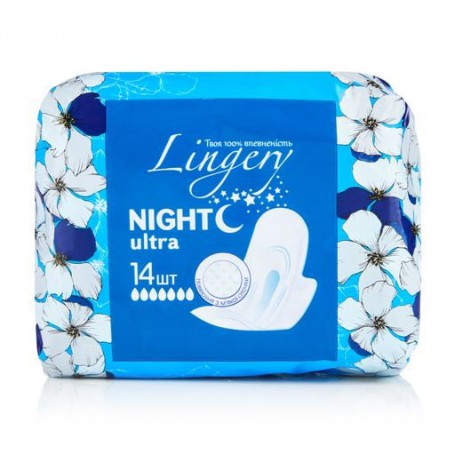 Прокладки для критических дней Lingery Night Ultra, 14 шт