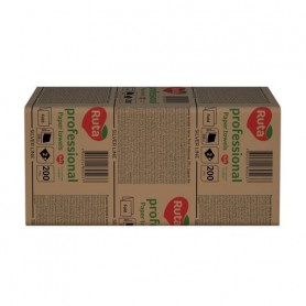 Бумажные полотенца Ruta Professional белые, Z-сложение, 2-слойные, 200 шт