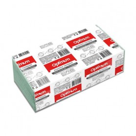 Бумажные полотенца Pro Service Optimum зеленые, макулатурный, V-сложения, 160 шт