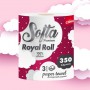 Бумажные полотенца Chisto Softa Premium Royаl Roll на гильзе, 3х-слойный, 350 отрывов, 1 рулон