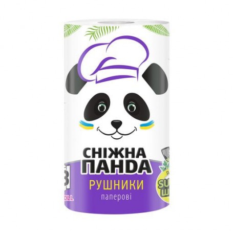 Полотенца бумажные Сніжна Панда Big Roll 2-слойные 276 отрывов, 1 шт
