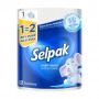 Бумажное полотенце Selpak 12 Maxi Roll кухонное, 3-слойное, 160 отрывов, 1 рулон