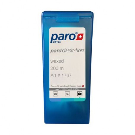 Зубная нить Paro Swiss Classic-Floss вощеная, 200 м