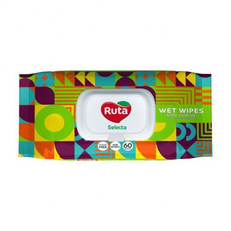 Влажные салфетки Ruta Selecta для всей семьи, 60 шт