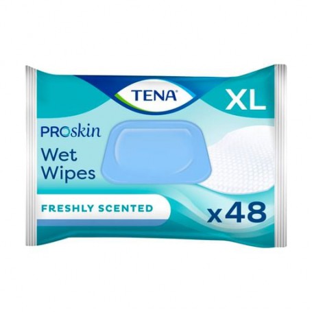 Влажные салфетки TENA Wet Wipe 32*20 см, 48 шт
