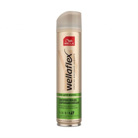 Лак для волос WELLA Wellaflex суперсильной фиксации, 250 мл