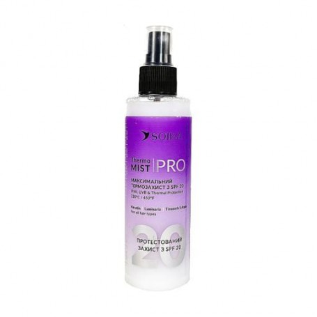 Термозащитный спрей SOIKA PRO Thermo Mist, SPF 20, для всех типов волос, 200 мл