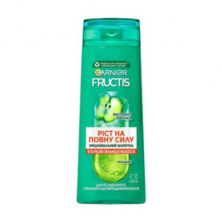 Шампунь Garnier Fructis Рост во всю силу, для ослабленных волос, склонных к выпадению, 250 мл