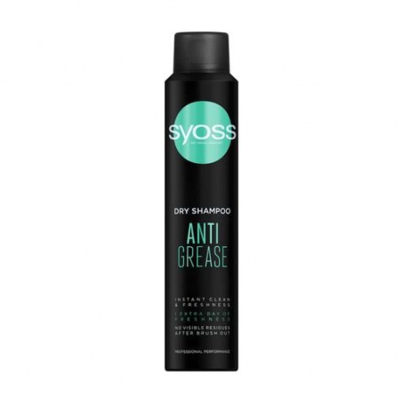 Сухой шампунь Syoss Anti-Grease Dry Shampoo для склонных к жирности волос, 200 мл