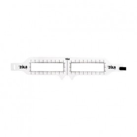 Линейка для разметки бровей Zola с резинкой, 1 шт