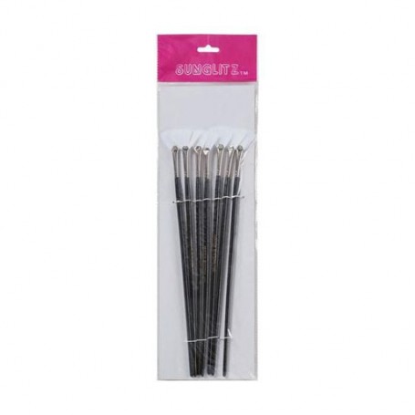 Набор кистей для покраски волос Sunglitz Artist Fan Brushes, 7 шт