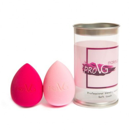 Набор спонжей PROVG Blending Sponge Soft Touch Pink малиновый и розовый, 2 шт