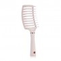 Массажная щетка для волос Sovart Продувная, изогнутая, бежевая, 1 шт