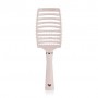 Массажная щетка для волос Sovart Продувная, изогнутая, бежевая, 1 шт