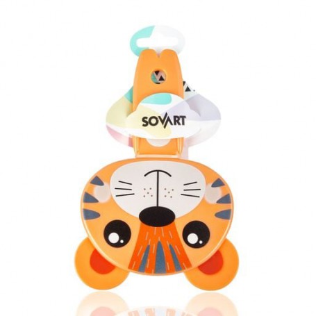 Массажная щетка для волос Sovart Тигрёнок, 1 шт