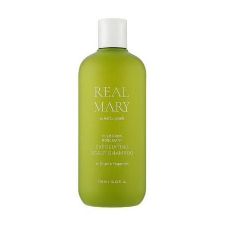 Очищающий шампунь для волос Rated Green Real Mary Exfoliating Scalp Shampoo с розмарином, 400 мл