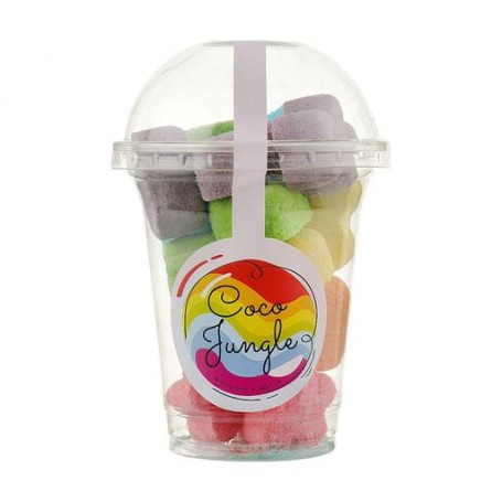 Бомбочки для ванны Dushka Coco Jungle Крошки бомби, в стакане, 300 г