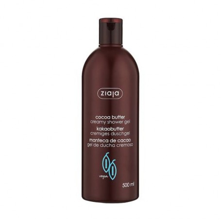Гель-крем для душа Ziaja Shower Gel с маслом какао, 500 мл