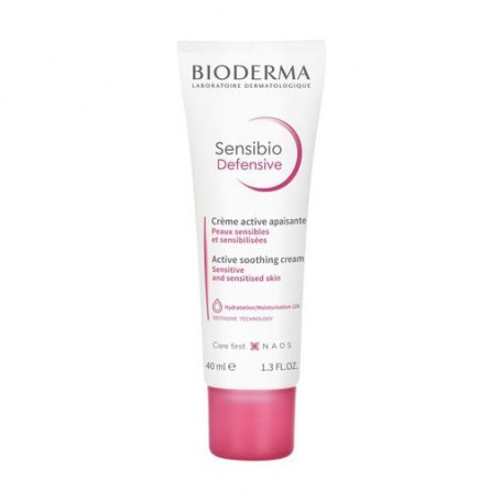 Легкий успокаивающий крем Bioderma Sensibio Defensive Cream для чувствительной кожи, 40 мл