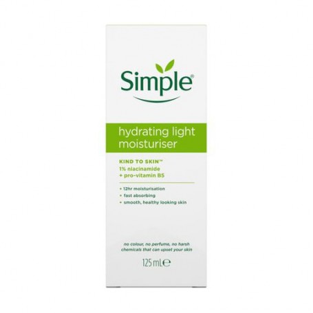 Легкий увлажняющий крем для лица Simple Kind to Skin Hydrating Light Moisturiser, 125 мл