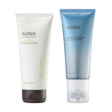 Антицеллюлитный набор для тела Ahava Body Firming Duo (крем Mineral Body Shaper, 200 мл + крем Deadsea Plants, 200 мл)