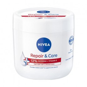 Крем для лица, тела и рук NIVEA Repair & Care Восстановление и уход, для очень сухой и огрубевшей кожи, 400 мл