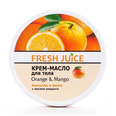 Крем-масло для тела Fresh Juice Апельсин и манго, 225 мл