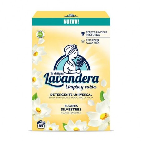 Универсальный стиральный порошок La Antigua Lavandera Detergente Universal Полевые цветы, 85 стирок, 4.675 кг