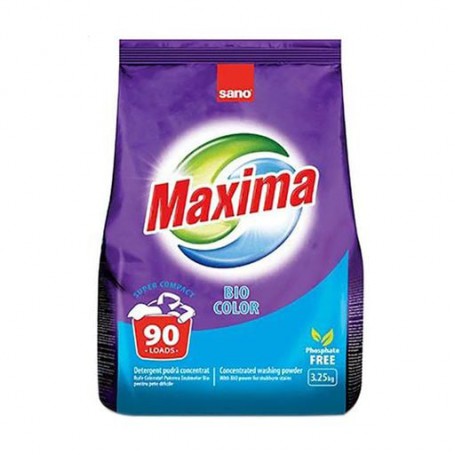 Стиральный порошок SANO Maxima Bio Color, 90 стирок, 3.25 кг