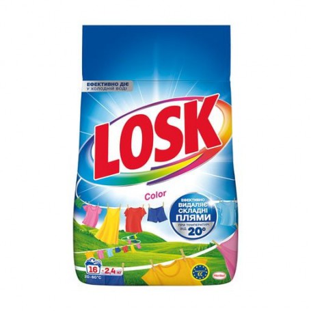 Стиральный порошок Losk Color автомат, 16 стирок, 2.4 кг