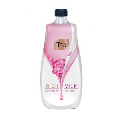 Жидкое мыло для рук Teo Rich Milk Soft Care, 800 мл (запаска)