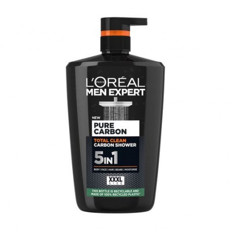 Мужской гель для душа L&39Oreal Paris Men Expert Total Clean Shower Gel, 5 в 1, 1 л