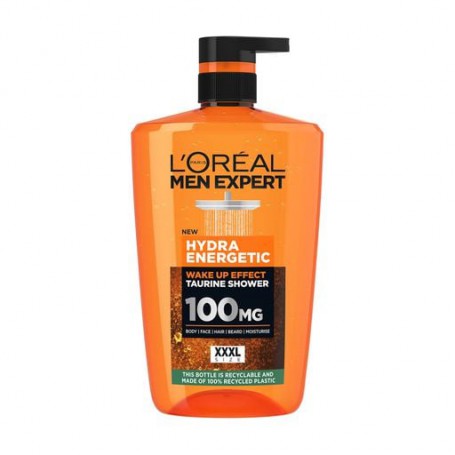 Мужской гель для душа L´Oreal Paris Men Expert Hydra Energetic Taurine Shower Gel, с таурином, 1 л