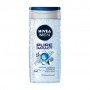 Гель для душа NIVEA MEN Pure Impact 3 в 1, мужской, 250 мл