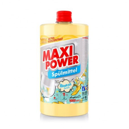 Средство для мытья посуды Maxi Power Банан, 1 л (запаска)