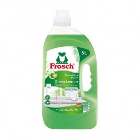 Средство для мытья посуды Frosch Зеленый лимон, 5 л