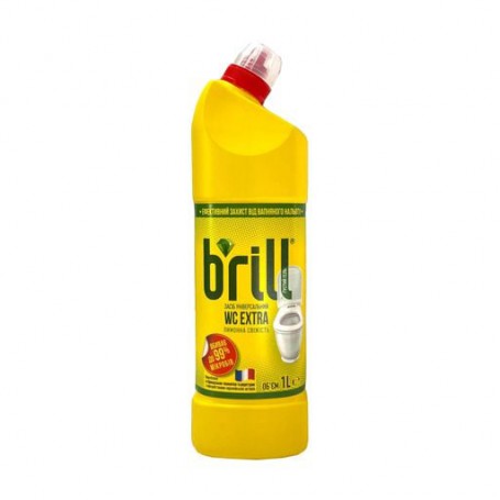 Средство для чистки унитаза Brill WC Extra Лимонная свежесть, 1 л