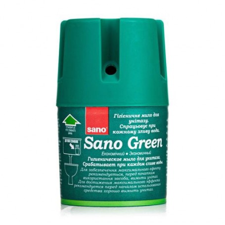 Гигиеническое мыло для унитаза SANO Green, 150 г