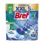 Твердый туалетный блок Bref Color Aktiv Эвкалипт, 5*50 г