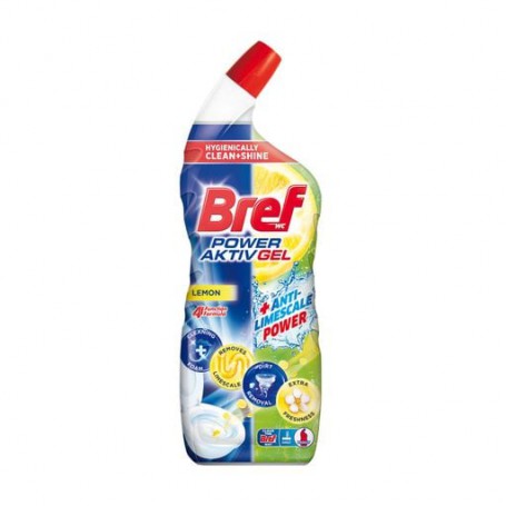Гель для чистки туалета Bref Power Aktiv Gel Lemon, 700 мл