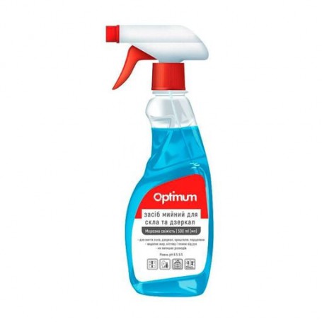 Средство моющее для стекла и зеркал Optimum Морозная свежесть, 500 мл