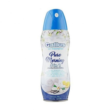 Освежитель воздуха Gallus Pure Morning 5 in 1, 300 мл