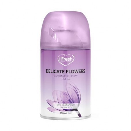Сменный баллон к автоматическому освежителю воздуха iFresh Automatic Spray Нежные цветы, 250 мл