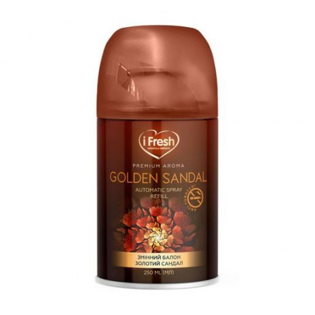 Сменный баллон к автоматическому освежителю воздуха iFresh Premium Aroma Золотой сандал, 250 мл
