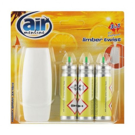 Освежитель воздуха Air Menline Limber Twist (диспенсер, 1 шт + аппликатор, 3*15 мл)