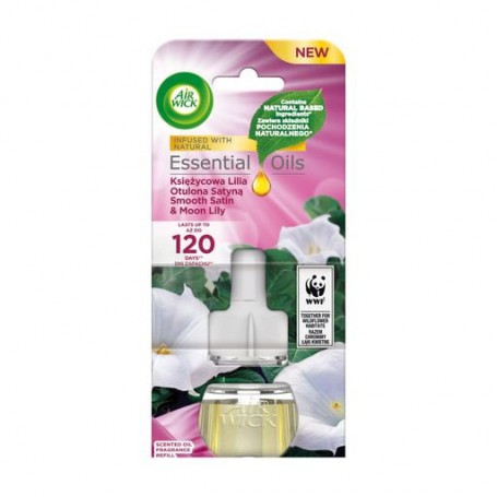 Сменный флакон к электрическому ароматизатору воздуха Air Wick Нежность шелка и лилии, 19 мл