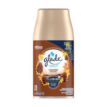 Сменный баллон к автоматическому освежителю воздуха Glade Нежность кашемира, 269 мл