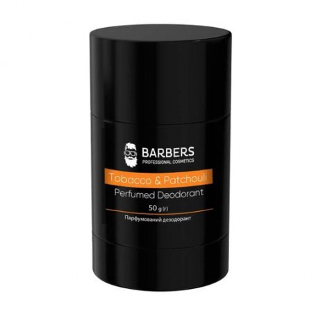 Парфюмированный дезодорант Barbers Tobacco &amp Patchouli 50 г