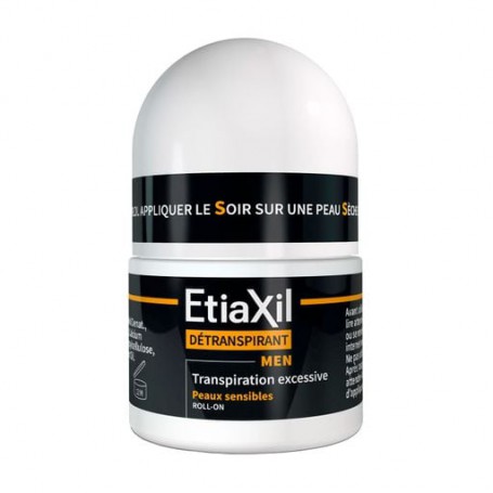 Шариковый антиперспирант Etiaxil Men Sensitive Roll-On для чувствительной кожи, мужской, 15 мл