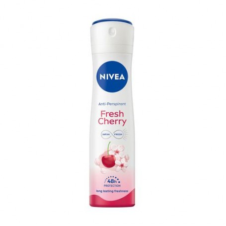 Антиперспирант-спрей NIVEA Fresh Cherry Свежая вишня, женский, 150 мл